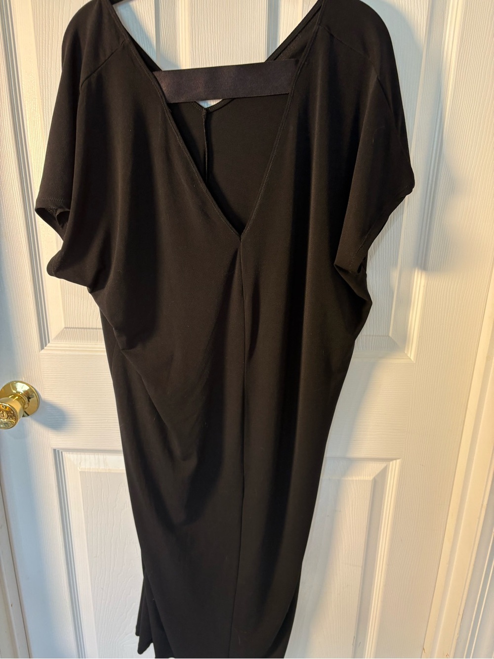 RACHEL Rachel Roy Black Maxi V-Neck Dress - Picture 3 of 7